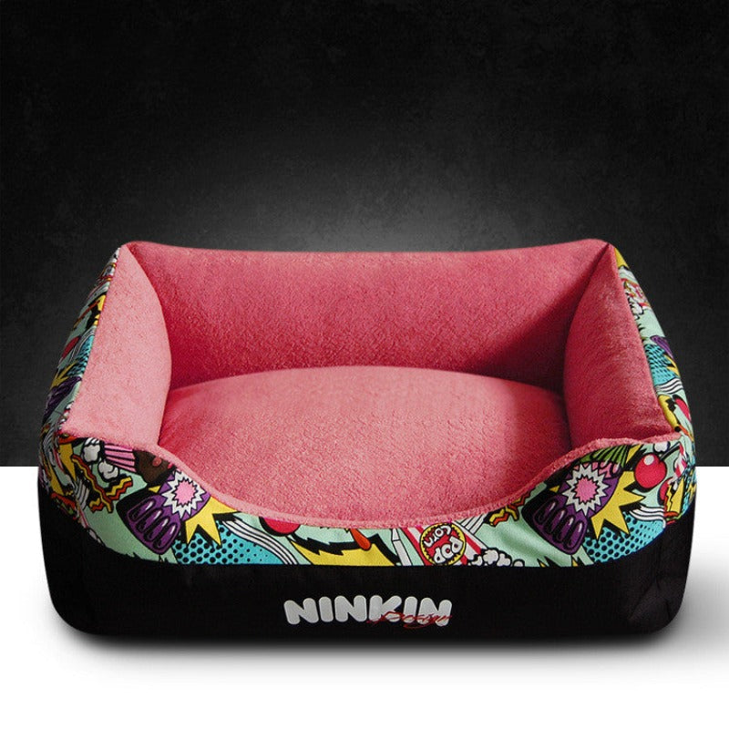 Pet bed in a trendy design